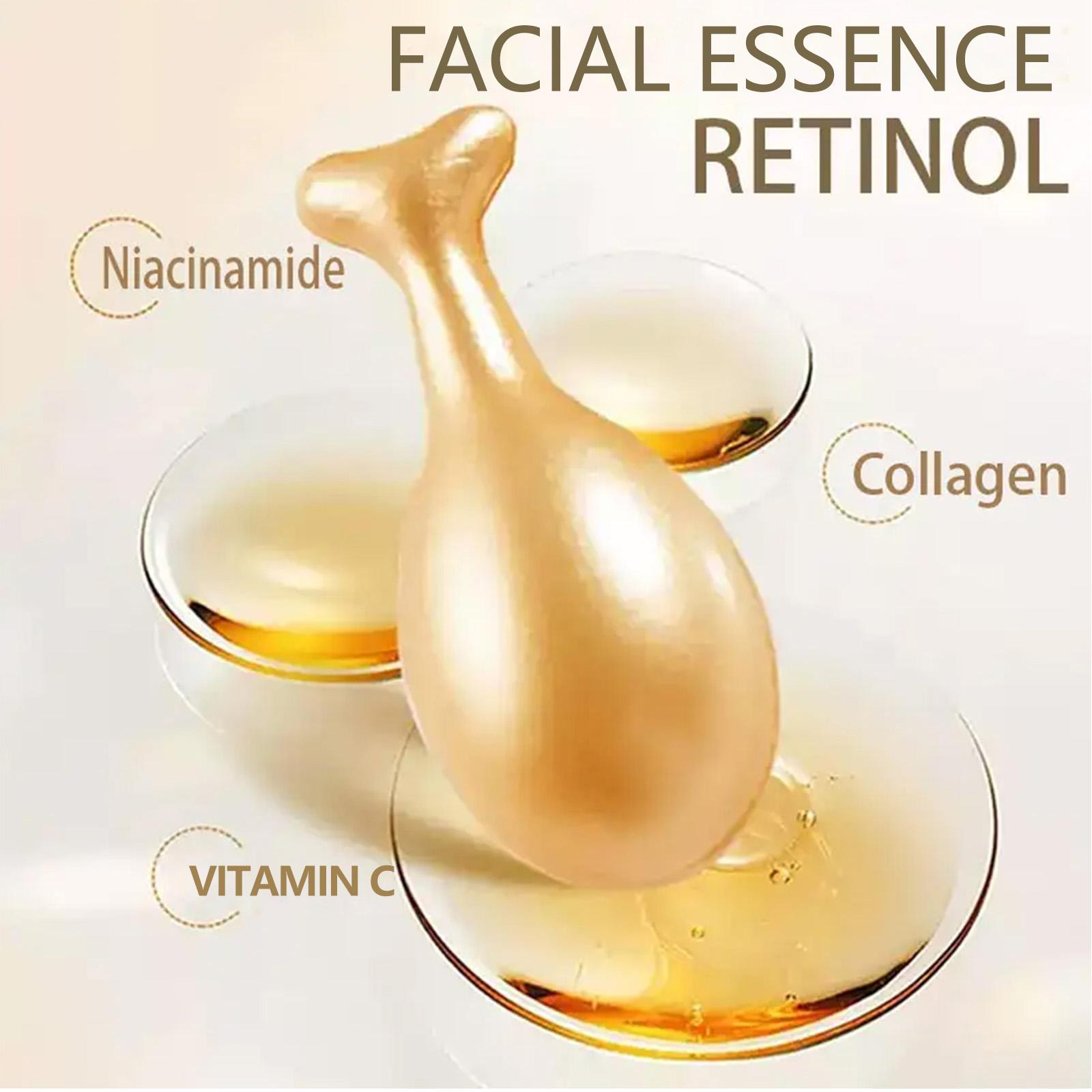 90 Capsules Collagen Essence, Unisex Skincare, Gentle Daily Moisturizing, Collagen Skin Glow, Brightening & Collagen Boosting Collagen Capsules for Smooth, Glossy Skin