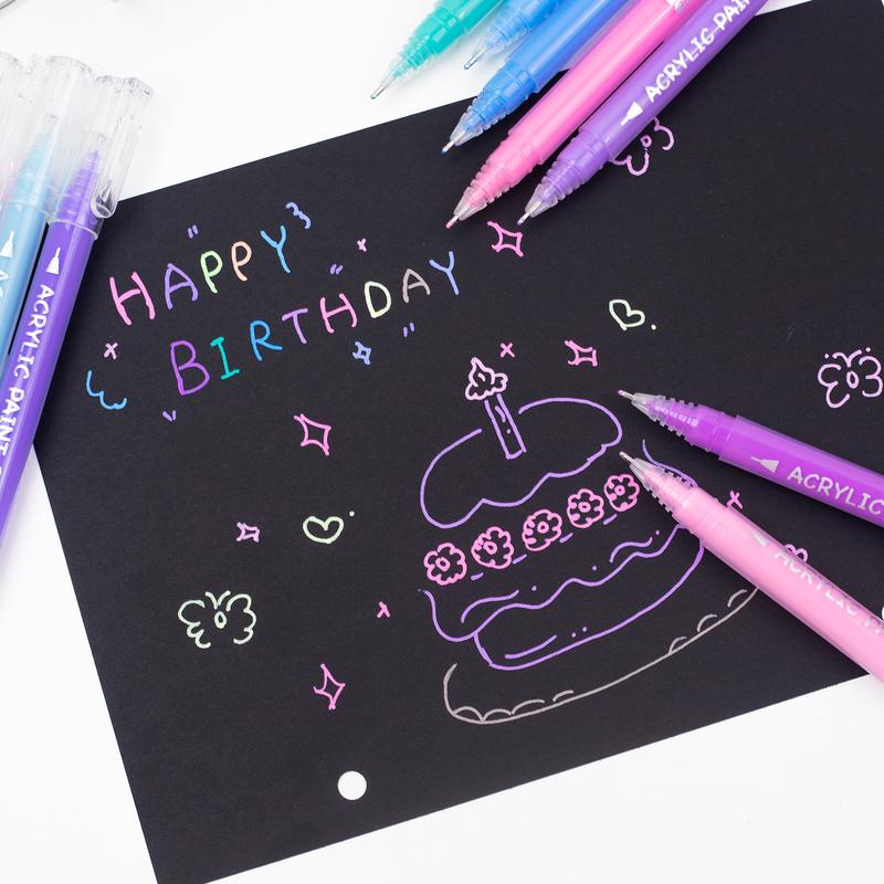 Acrylic Gel Pens for Drawing Ultra Fine ST Point 1.0 Set of Vibrant Color Ink Markers for Journaling Crafts Art Supplies Ideal for Students Artists tiktokshopblackfriday