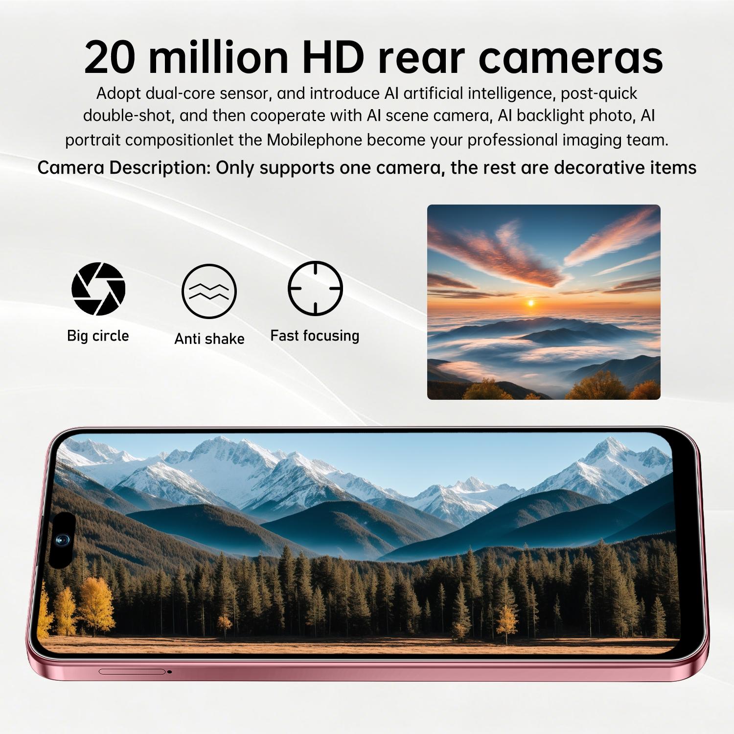 Astarry-4g Ultra-Thin Mobile Smartphone, Android Mobile Phones, 6.93-Inch Large Screen, 8-Core Mtk6762, 6gb+64GB, Android 12, 5000mah, Dual Sim, WiFi Bluetooth-compatible
