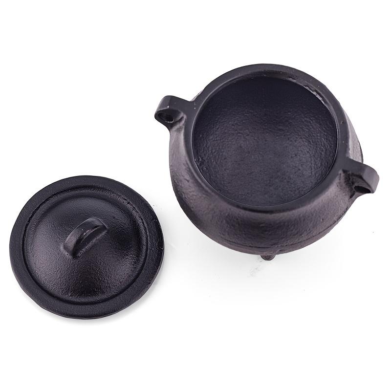 Small Cast Iron Sage Burner, Iron Art Incense Holder, Yoga Meditation Aromatherapy, Halloween Christmas Decor, Home Office Decoration