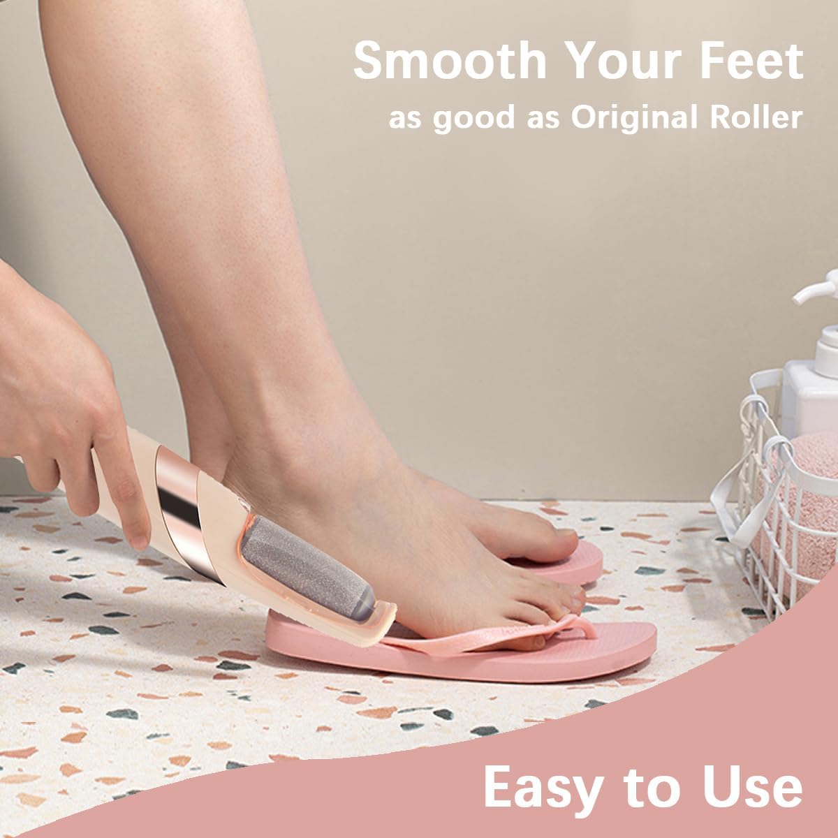 3/6pcs Foot File Replacement Heads set, Different Grit Roller Heads for Foot Care Tools, Foot Care Sanding Heads for Foot Exfoliation and Exfoliating Massage Tool, Compatible Replacement Kit