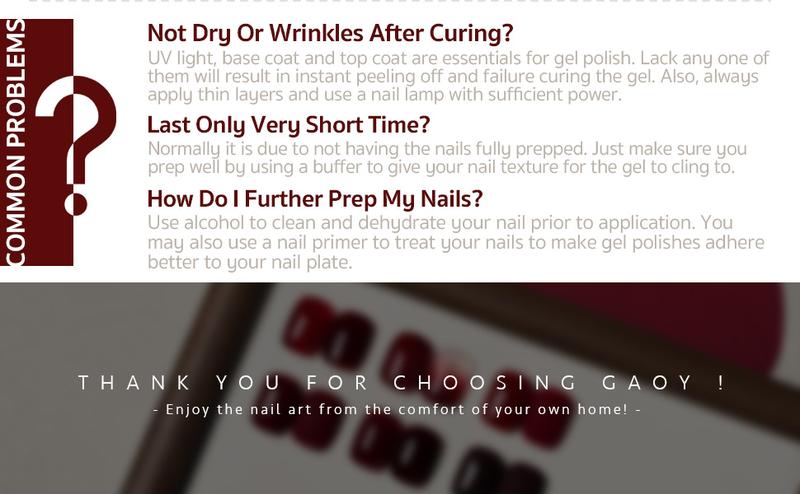 GAOY Red Collection Gel Nail Polish Set, 6 Colors Burgundy Cherry Dark Red Jelly Glitter Soak Off UV Light Cure Gel Polish Kit for Salon and Nail Art DIY at Home