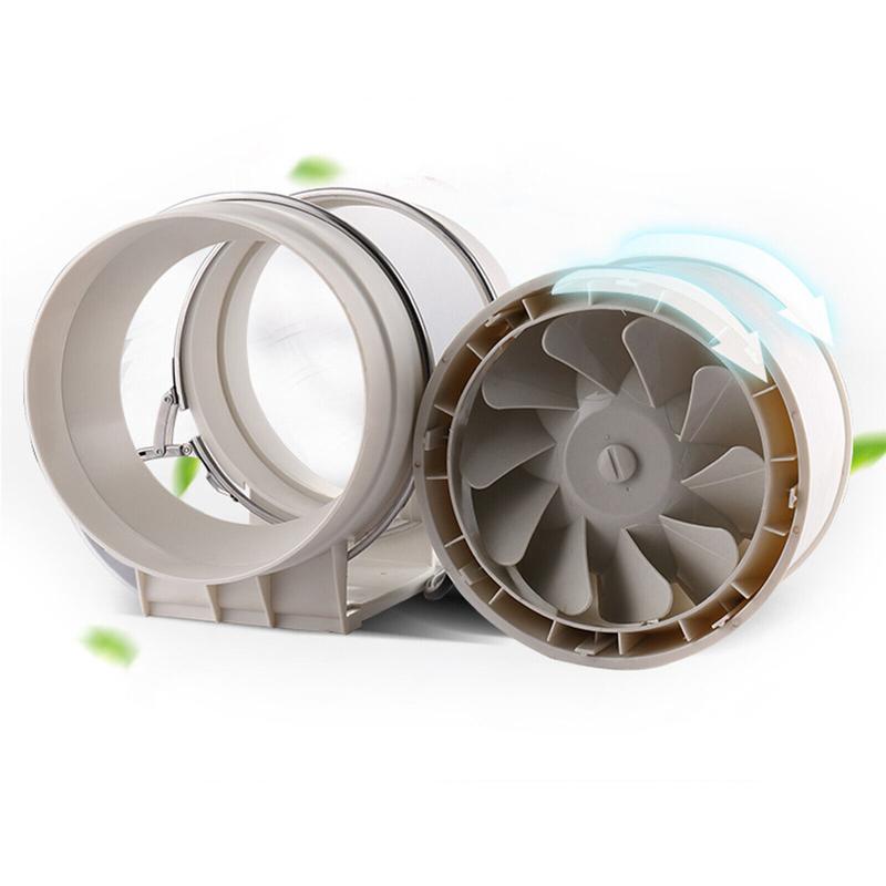 4 Inch Inline Duct Fan Tube Ventilation Fan Extractor Exhaust Blower 35W 220CFM