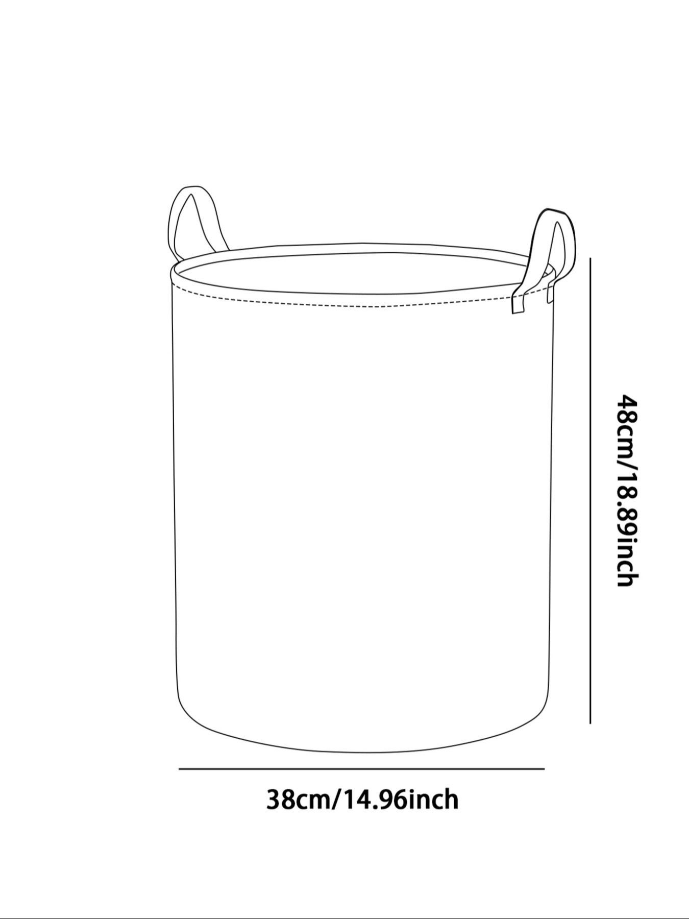 Heart Pattern Laundry Basket with Handle, Laundry Hamper, Durable Foldable Storage Bin, Large Capacity for Home Use, Toy Organizer, Valentine's Day Gift