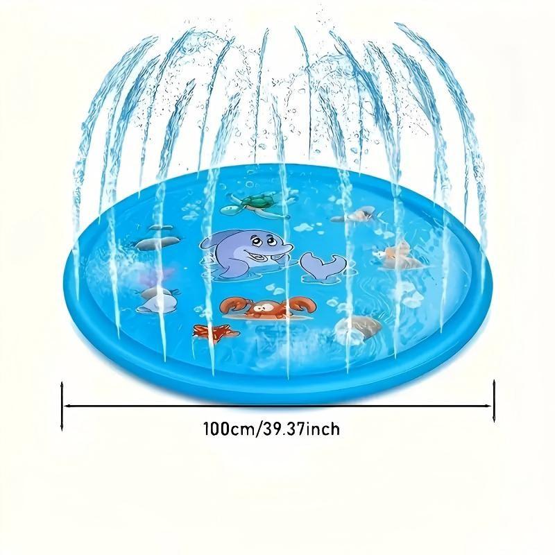 Pet Splash Sprinkler Pad for Dogs & Cats, Summer Outdoor Cooling Water Play Mat