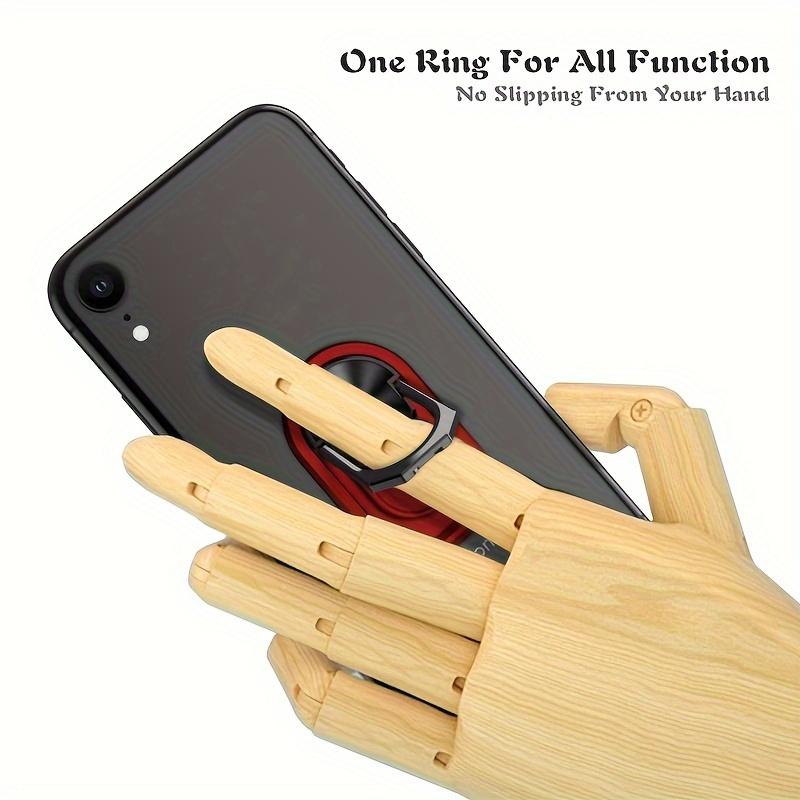 ABS Material Universal Cell Phone Ring Holder Stand, Multi-Functional Expandable Grip Mount for Smartphones