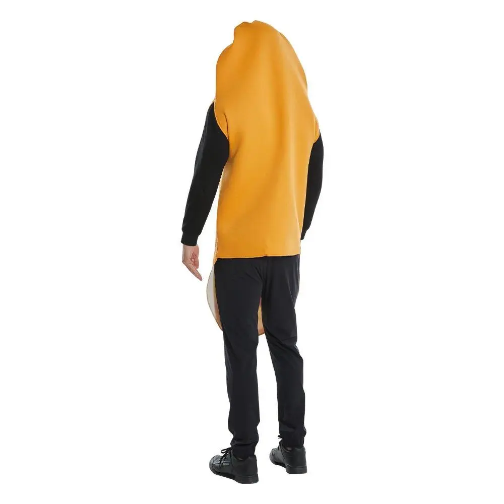 2026 New Arrival Men French Bread Halloween Fancy Dress Up Baguette Adult Costume