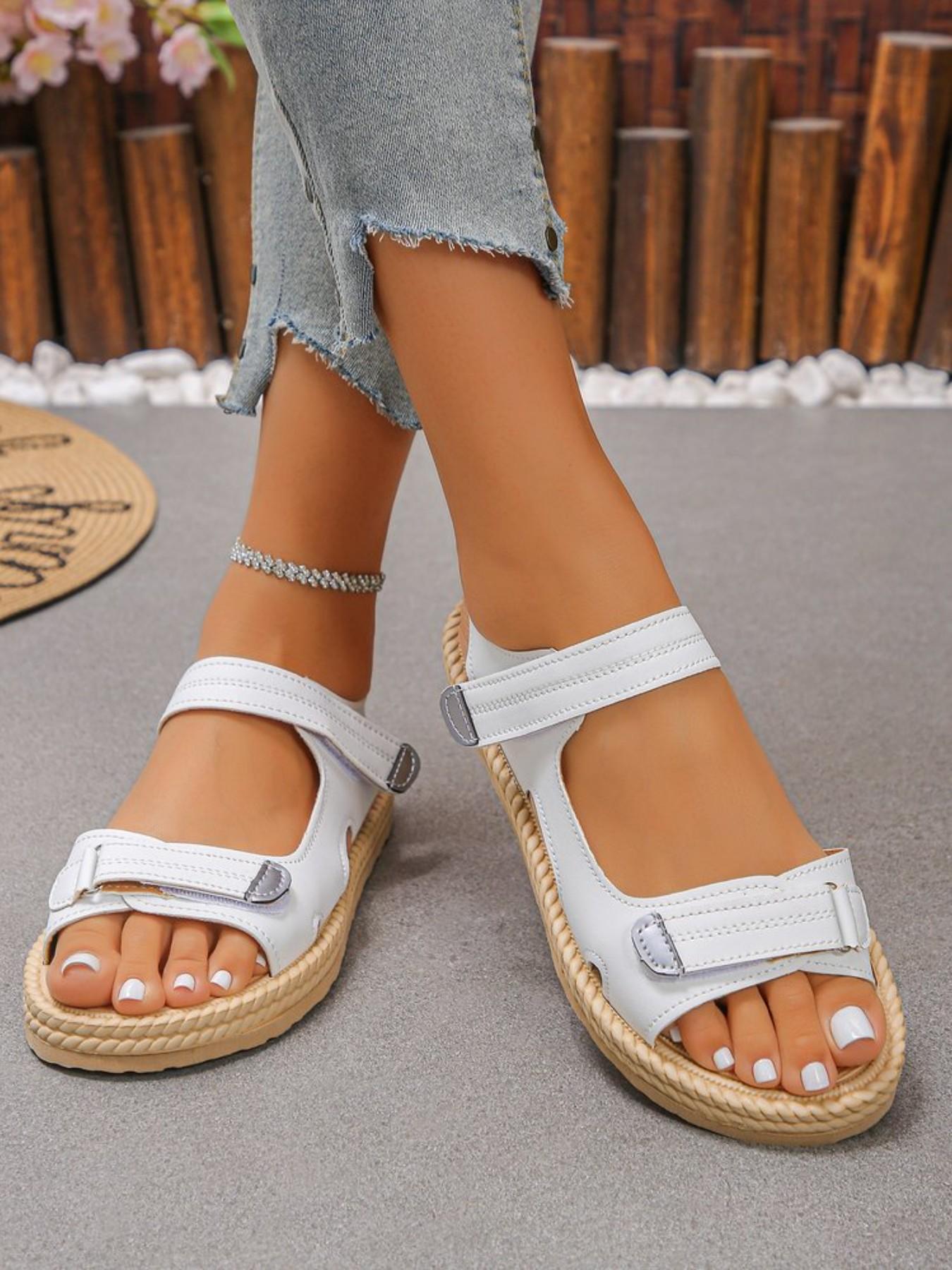 Women's Summer Lightweight Non-Slip Pregnant Women Shoes, Versatile Sports Sandals, Breathable Fish Mouth Design, Comfortable Walking Shoes