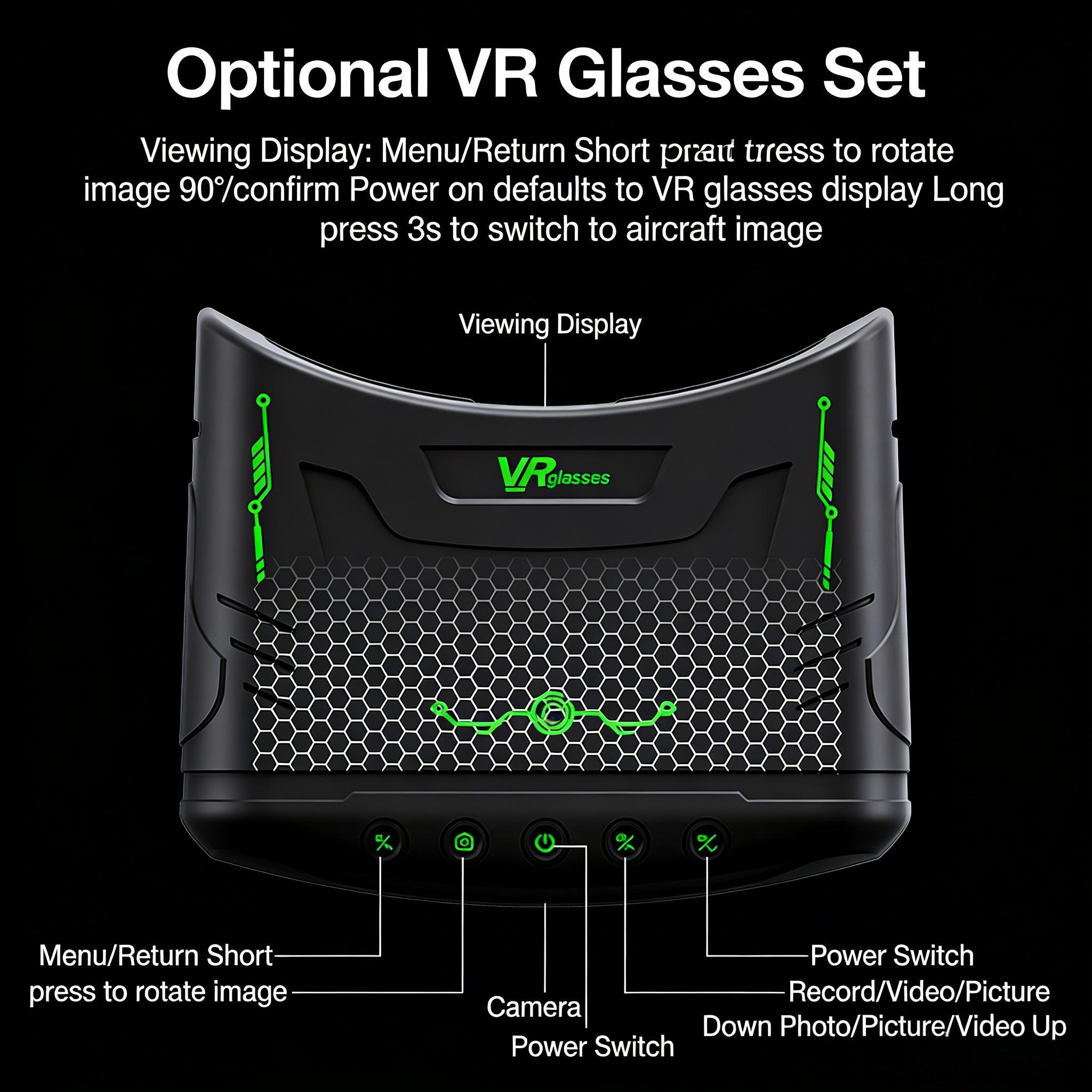 X5 Drone Accessory - 2.8-inch Screen Control - Dual Battery - Plastic Construction, Accessories