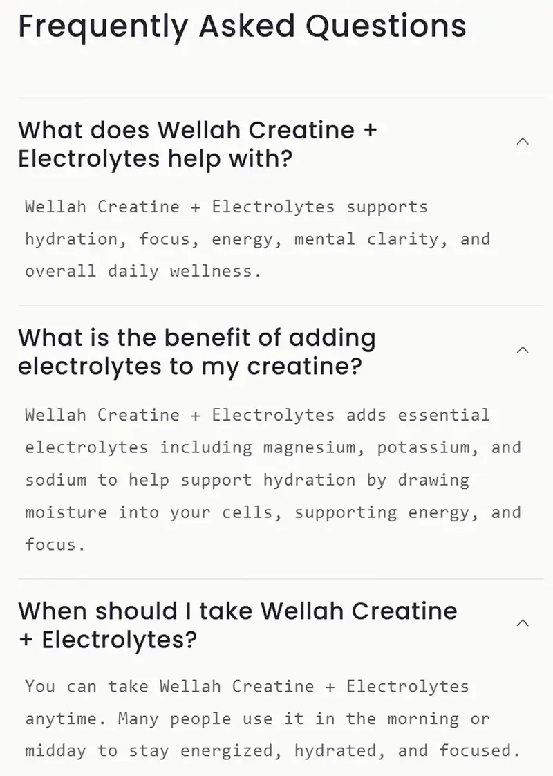 Wellah Creatine + Electrolytes | 3g Creatine Monohydrate & 1500mg Electrolytes Supplement | 30 Serving