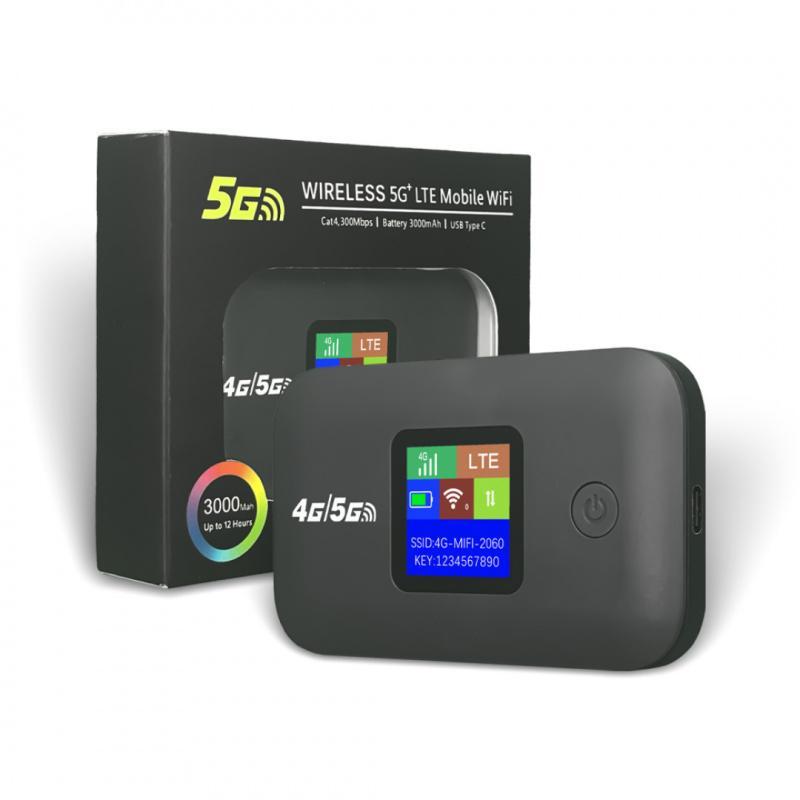 2026 Latest Compact 4G LTE Mobile WiFi Device, 150Mbps Ultra-Fast Wireless MiFi with SIM Card Slot, 3000mAh Rechargeable Battery, Pocket Outdoor Internet Hotspot with Stable Premium Electronic Parts