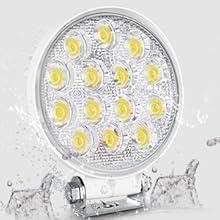 Nilight Marine LED Pods 2Pcs 4.5 Inch 42W 4200LM White Round Light Flood Beam Ponton Boat Deck Dock Lights for Night Fishing T-top Stern Yacht Kayak Port Sailboat