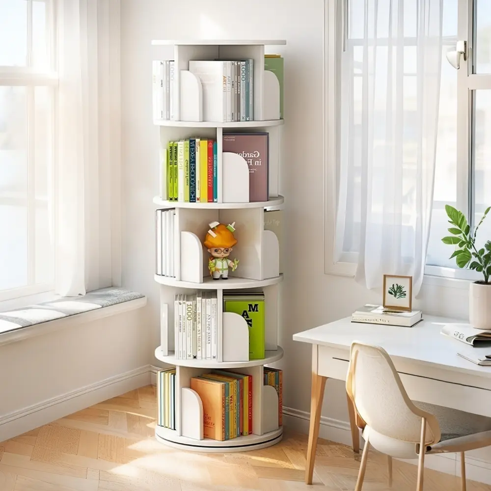 White + 5 Tier + MDF