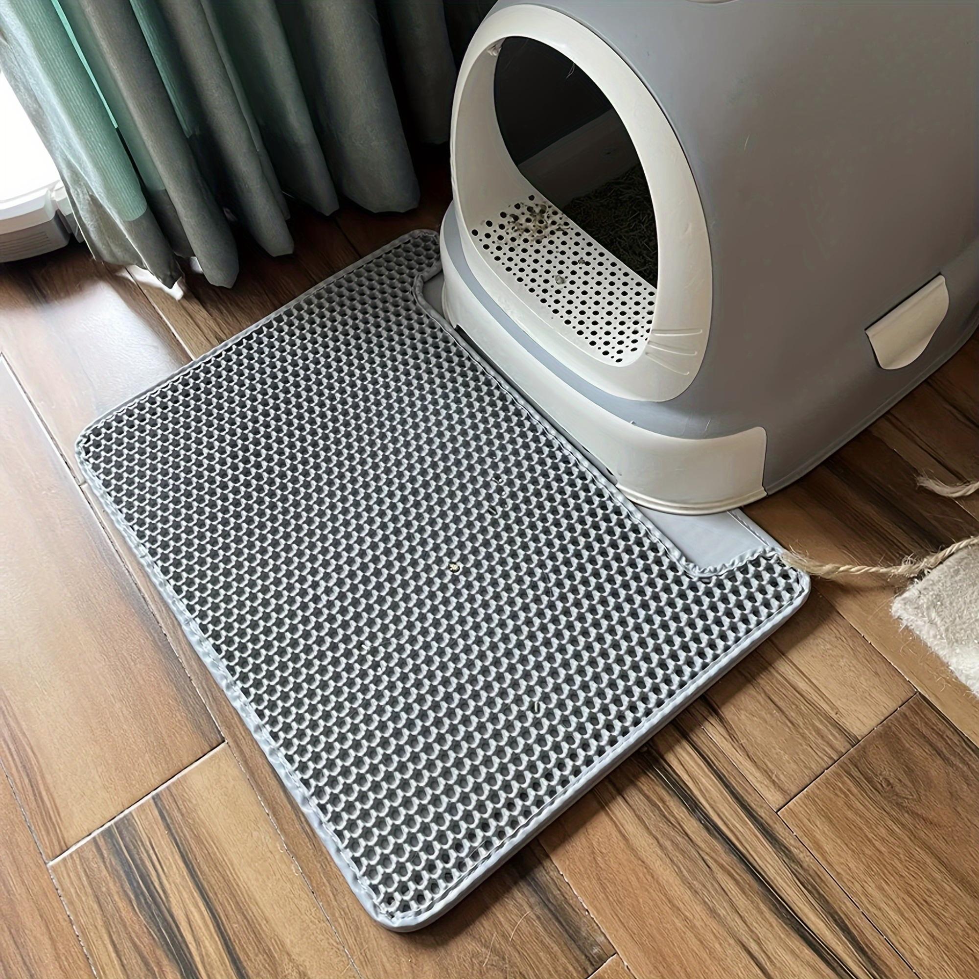 Cat Litter Mat Anti-Splash Clean Dual-Layer Filter, Prevents Litter Leakage, Cat Sand Control Pad, Toilet Foot Pads, Pet Supplies
