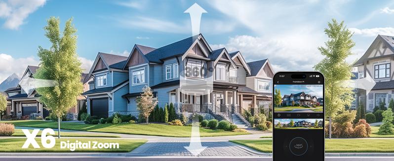 【Hot selling】AOSU Solar Security Camera Wireless Outdoor System, 3K/5MP Battery Powered WiFi Camera for Home Security, Panoramic PTZ, Auto Tracking, Human/Vehicle Detection, Night Vision, Spotlights, 2-Way Talk