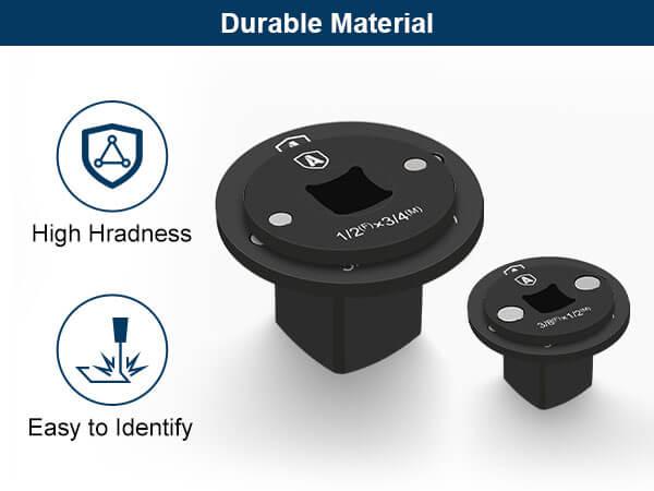 Altitudecraft Low Profile Impact Socket Adapter Set – Industrial Drive Ratchet & Wrench Adapter Set for Tight Spaces, 4PC Hardware Kit: 3/4" to 1", 1/2" to 3/4", 1/2" to 3/8", 1/4" to 3/8"