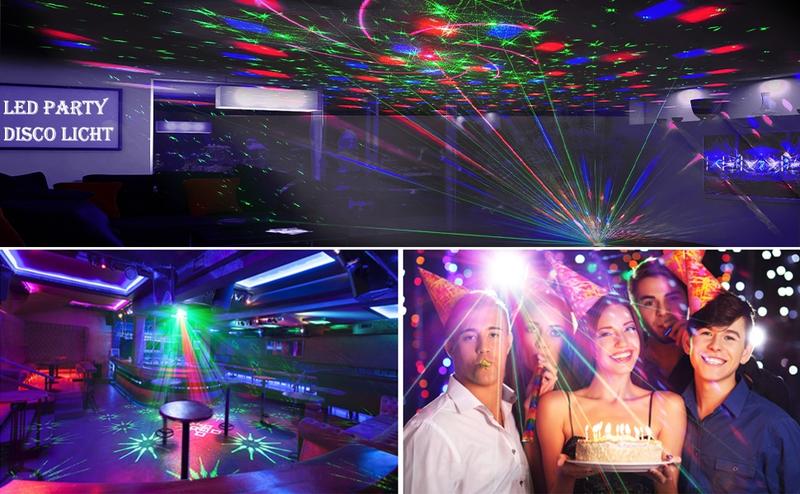 1pc All Aluminum One Body Party Disco Light with Remote Control, USB Powered, for Party Birthday Wedding Holiday Christmas Decoration, Halloween, Lighting Experience