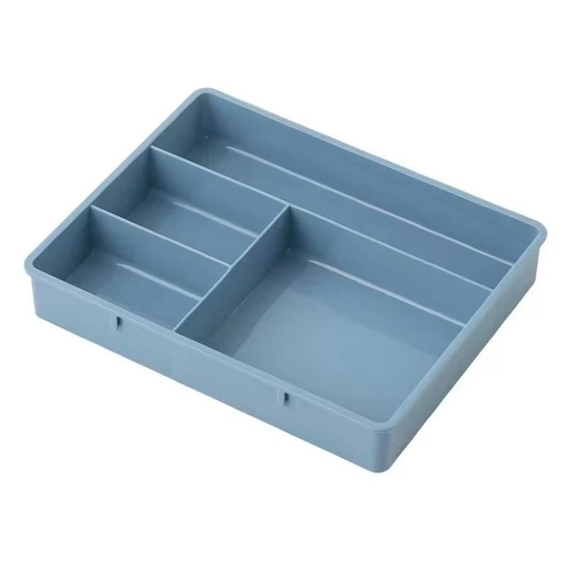 This drawer-divided storage box features built in organizers, suitable for home use (test papers), office use (cosmetics), and is thickened, durable, and resistant to deformation. Its scientifically designed multi-compartment layout, with appropriately si