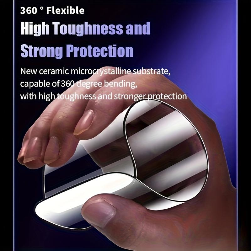 4pcs Matte Privacy Ceramic Protective Screen Protectors for iPhone 17/16/15/14/13/12/11 Pro Max/Pro/Plus/17 Air/16e/X/XS/XR/Xs Max,Upgraded Edge Protection,Offers Full Screen Protection with High-Definition Clarity,Scratch Resistance.