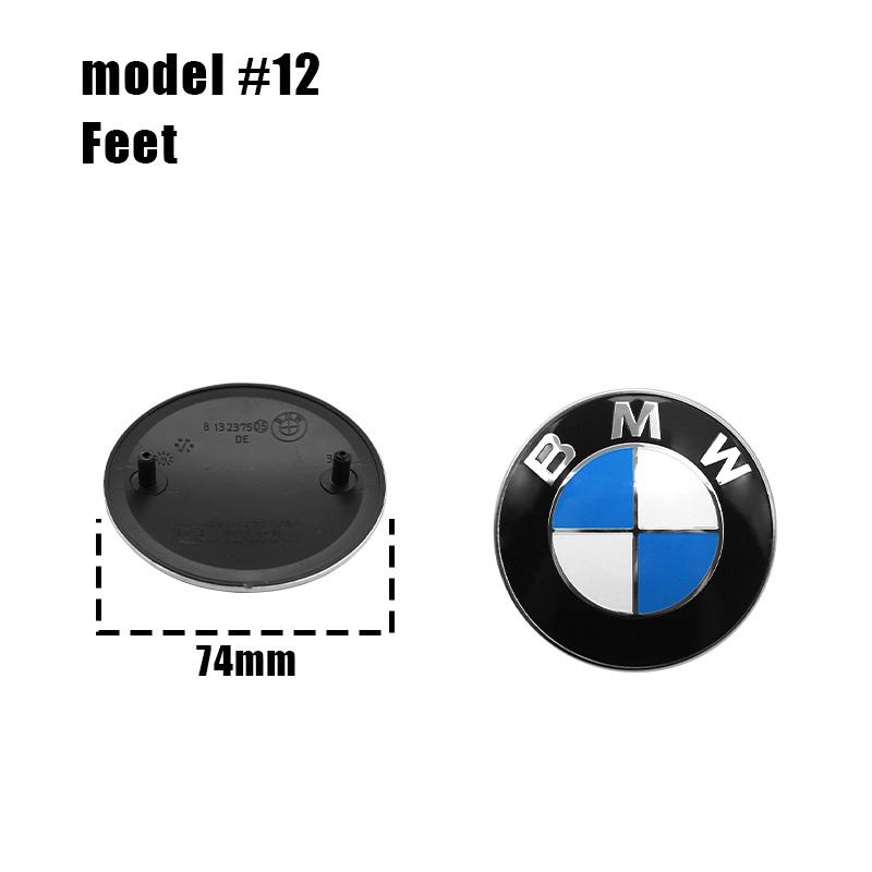 1Pcs 82MM 74MM BMW Models Car Front Hood Emblem Rear Trunk Badge Logo For BMW M Performance E36 E39 E46 E30 E34 E53 E90 E60 E70 E92 E93 E83 E84 E87 G01 G11 G12 G20 G30 X1 X2 X3 X4 X5 X6 X7 F30 F20 F10 F15 F16 M3 M4 M5