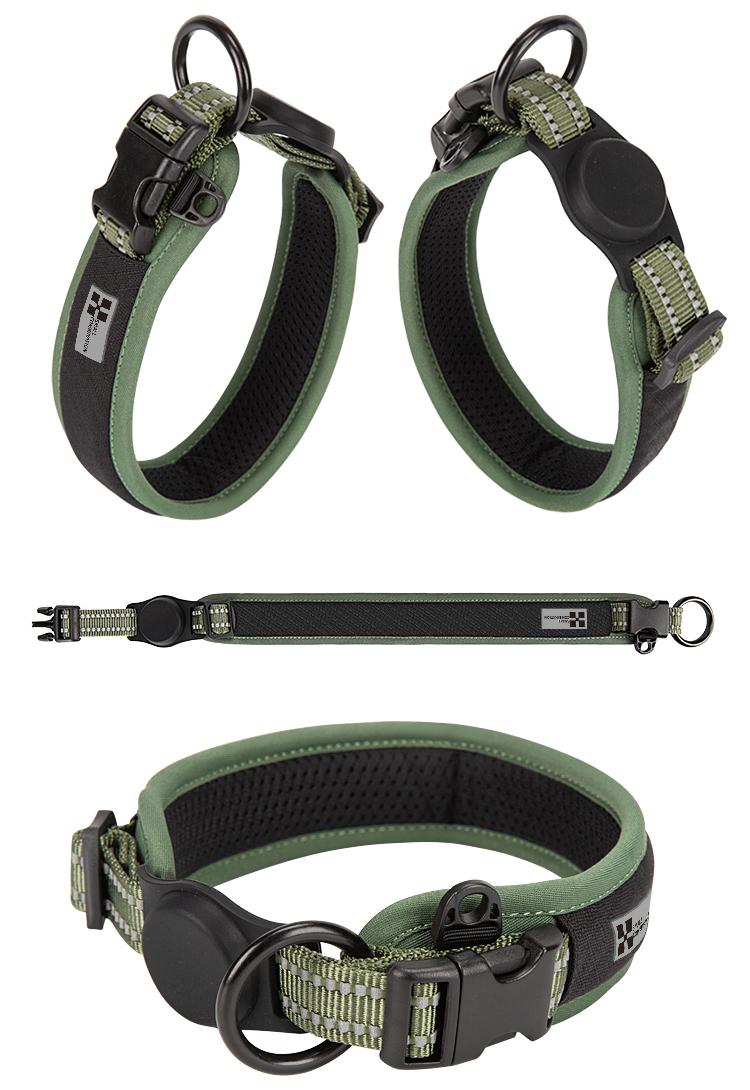 Adjustable Airtag Dog Collar Breakaway with ,Reflective with Dog Collar Airtag Holder,for Small, Medium & Large Dogs,Pet Supplies,Accessories,Gifts(No AirTag included)
