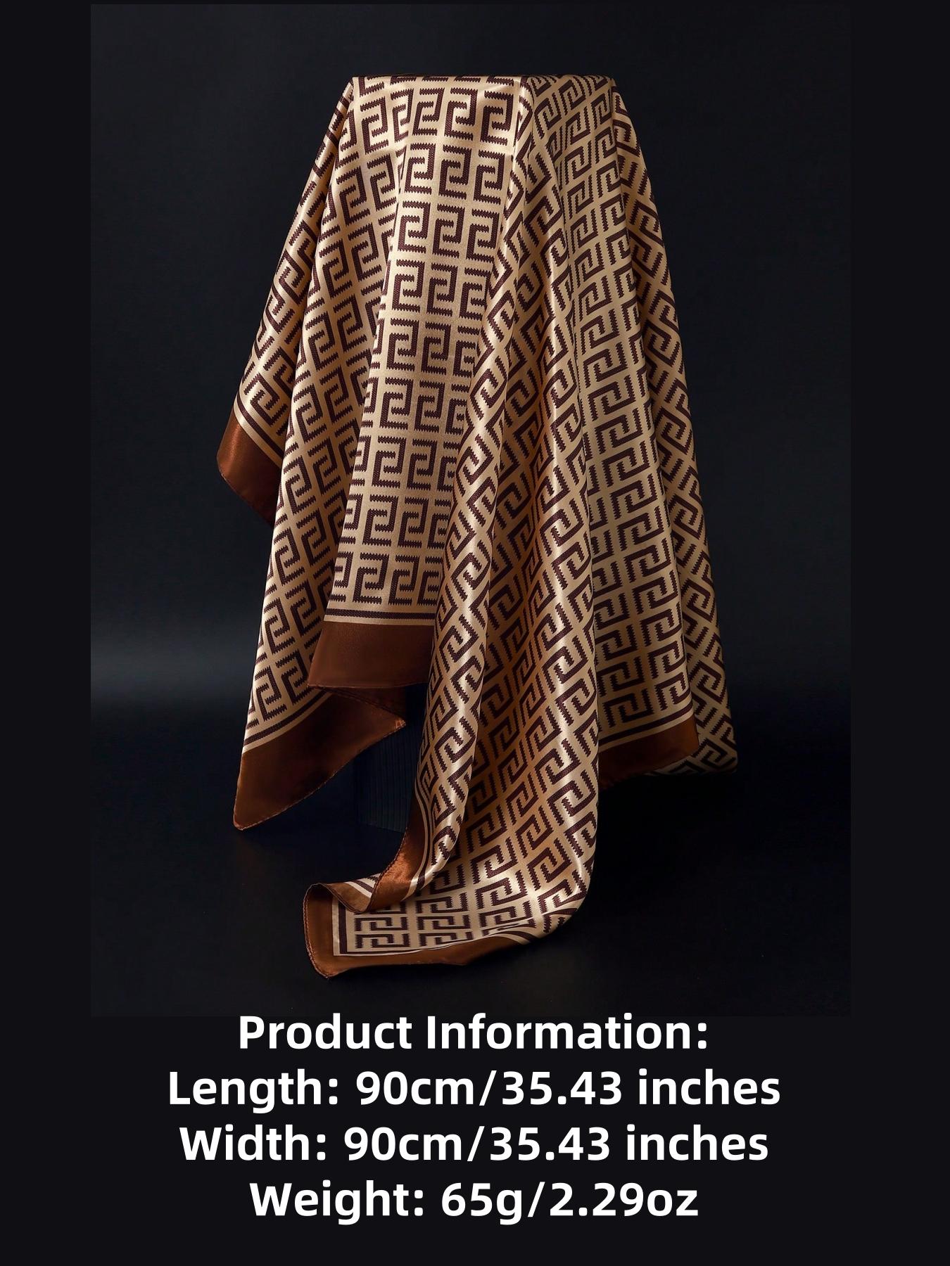 Fashionable Printed Square Scarf for Women, Versatile Bandana for Daily Wear & Sun Protection, Stylish Accessory for All Seasons, Fashion Hair Scarves