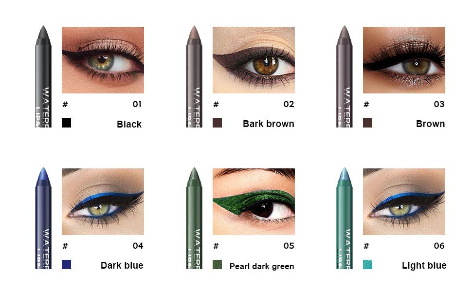 12 Color Gothic Eyeliner Pencil With Sharpener Set Makeup Smooth Matte Lipliner Waterproof Eyeshadow Pens Shine Pearl Smoky Punk Freckle Pen Cosmetic 12 Color Gothic Eyeliner Pencil With Sharpener Set Makeup Smooth Matte Lipliner Waterproof Eyeshadow Pens Shine Pearl Smoky Punk Freckle Pen Cosmetic
