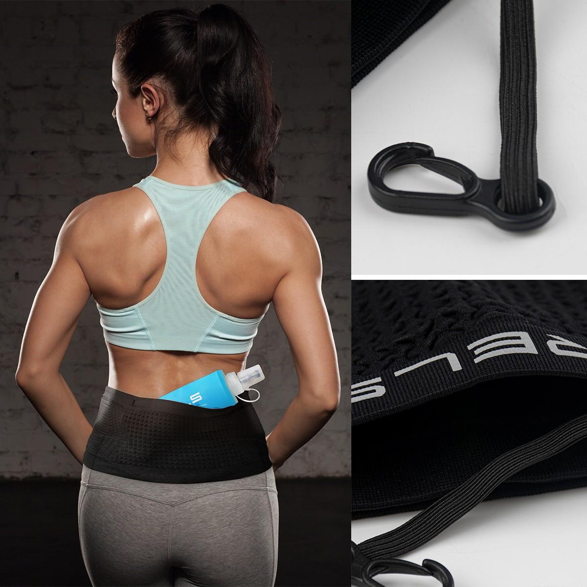 Lightweight Breathable Mesh Waist Bag, Compact and Convenient, Elastic Fit, Ideal for Marathon Running and Fitness, Hidden Sports Waist Pack