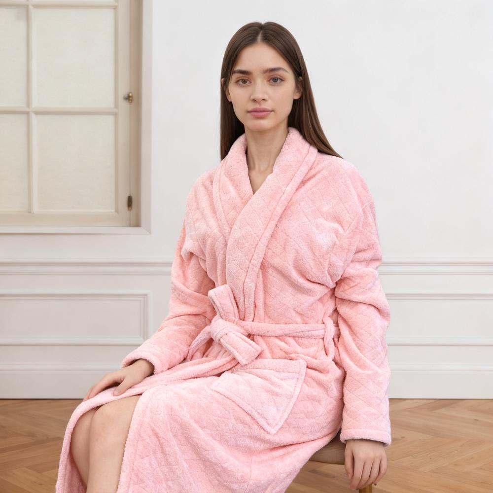Large Size Women'S Bathrobe 120*150cm 350gsm Women'S Plus Thickened Coral Fleece Bathrobe Women'S Adult Bathroom Apron Women'S Bedroom Shawl Collar Bathrobe Suitable for Home Travel Sauna Spa, Wash Cloths for Bathroom