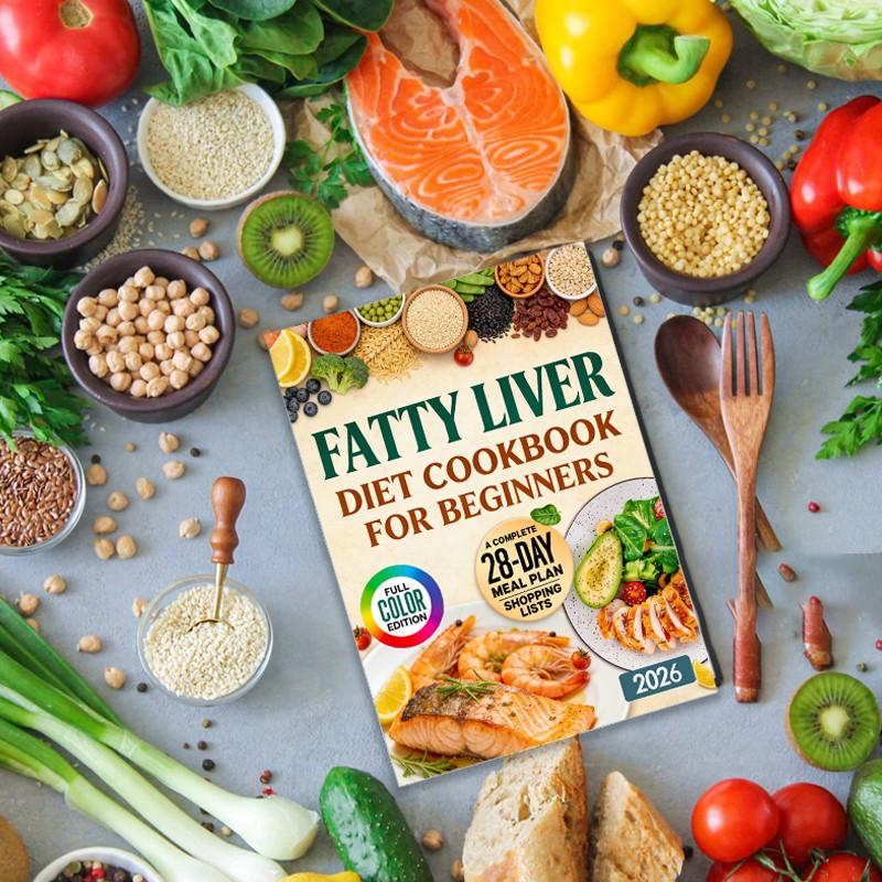 The 30-Minute Fatty Liver Diet Cookbook for Beginners: Quick and Delicious Recipes | 28-Day Meal Plan to Detox, Support Liver Health, Boost Energy, and Lose Weight. Includes Shopping List