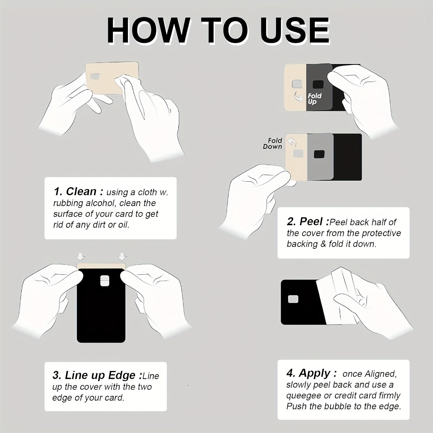 Kawaii Anime Pink Cats Pattern PVC Card Skin Sticker, Easy Design, Bubble-Free, Non-Braided, Suitable for EBT, Credit, Debit Cards, Keys, Room Cards, Protects Small Chip Cards, Ideal for Everyday Use