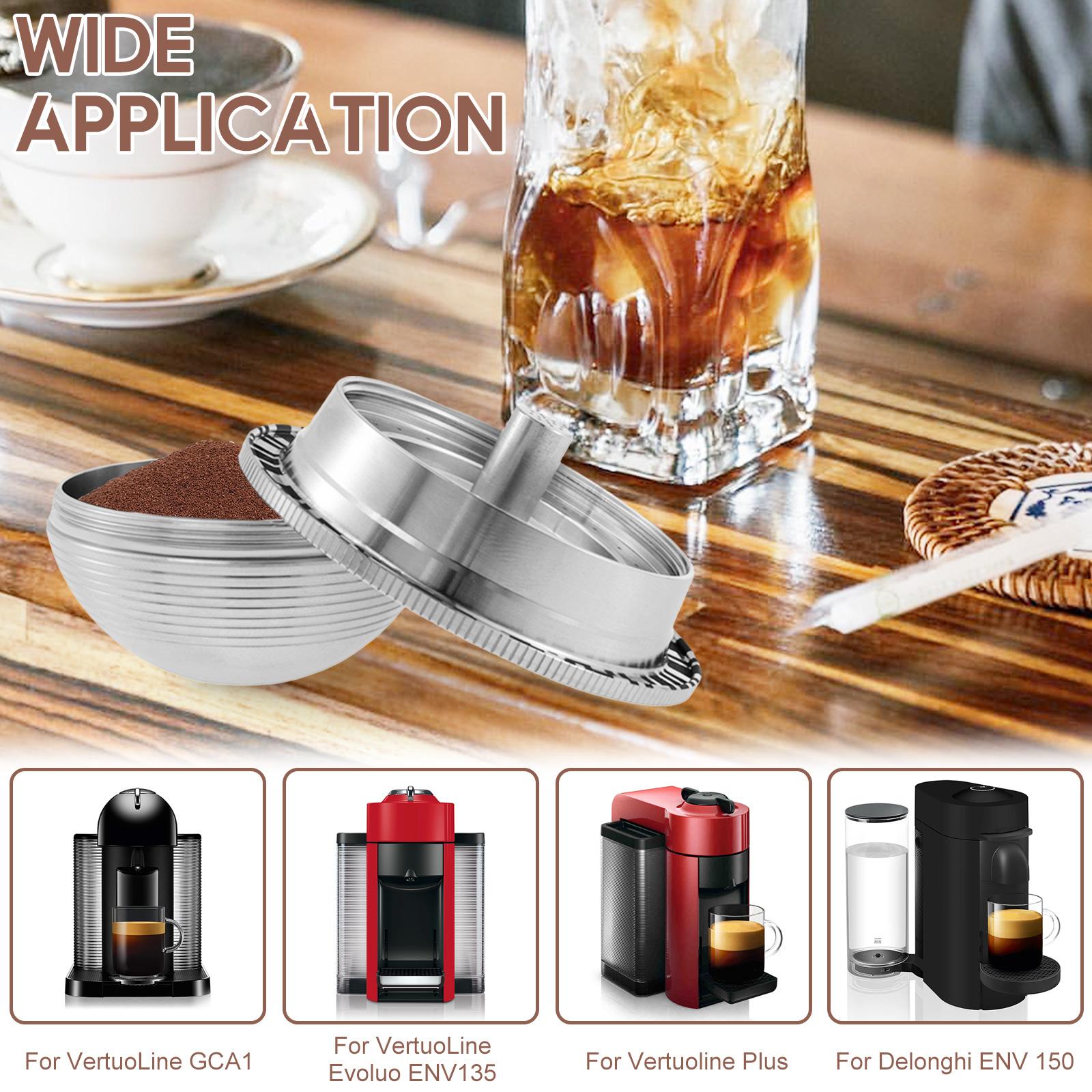 Stainless Steel Coffee Capsule Reusable Coffee Pods Practical Coffee ...