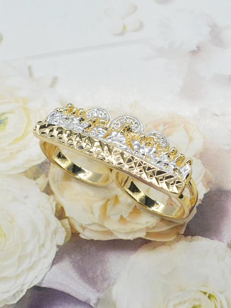 Men's Fashion Hip-Hop Dollar Bill Ring Set, Hollow Out Design, Perfect Gift for Men, Ideal for Daily Wear & Special Occasions