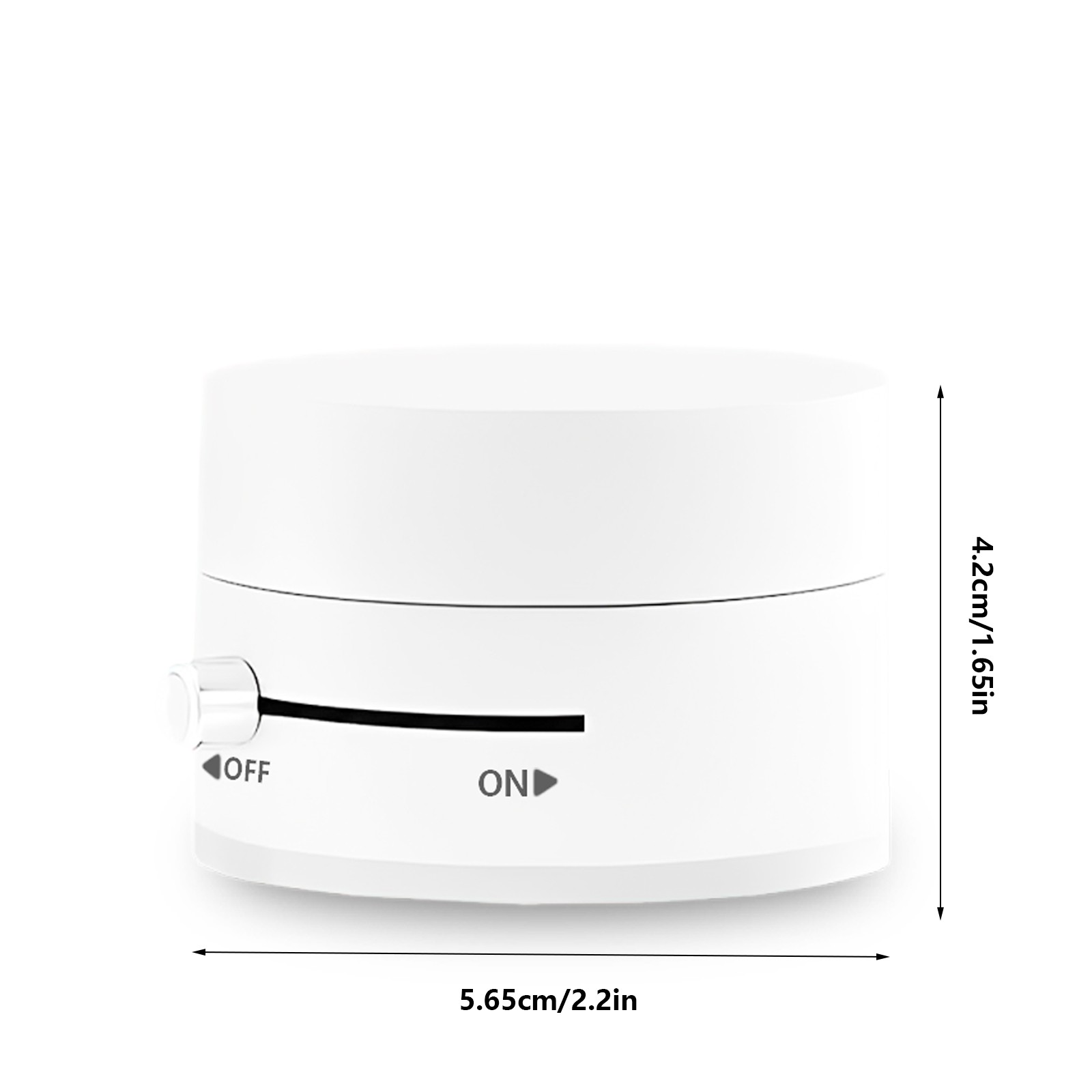 Easy to Use Vacuum Magnetic Phone Holder with One Button Switch and Adjustable Tightness Reusable Suction Cup Phone Mount for Smooth Wall and Glass Surface