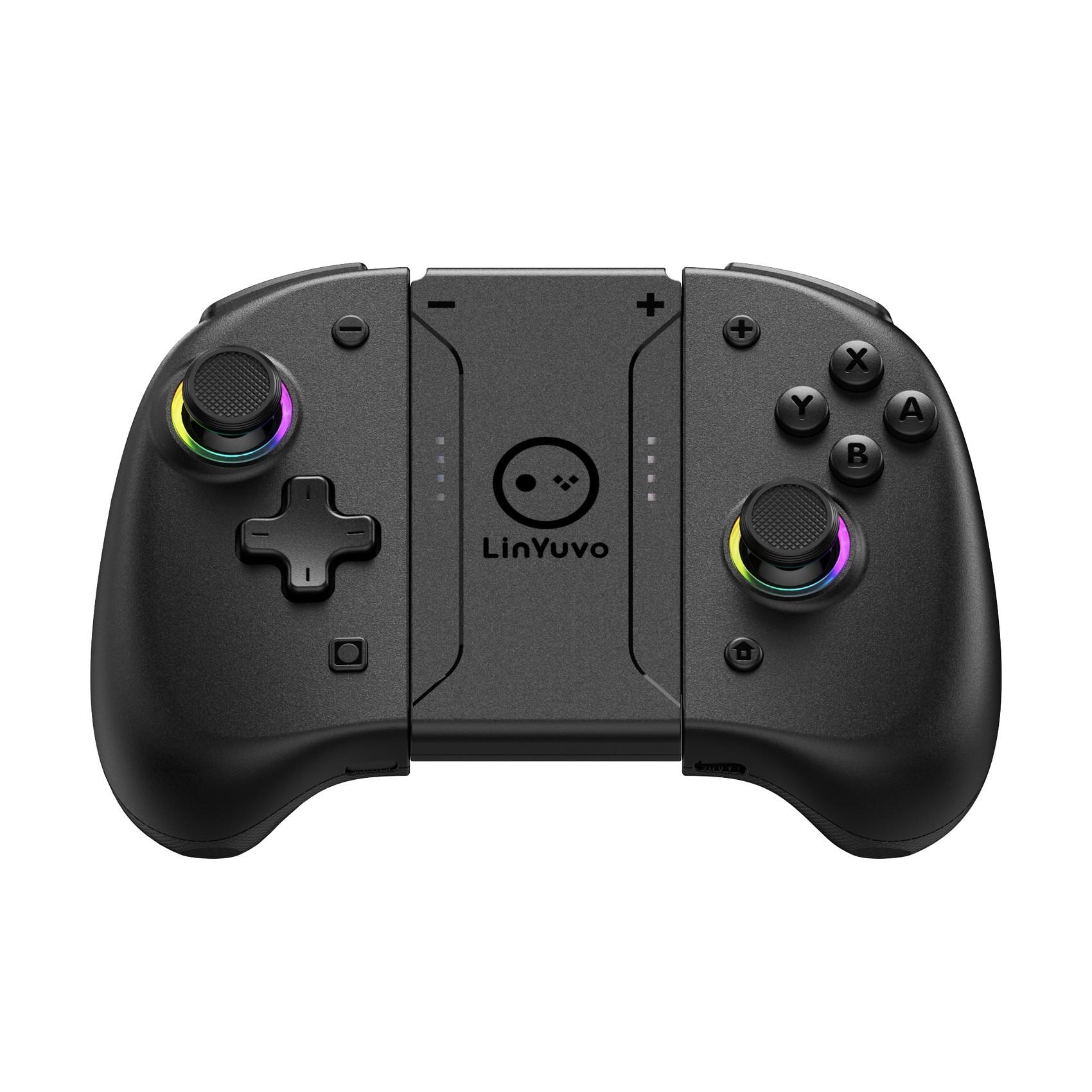 Gamepad Control For Nintendo Switch & OLED & Lite Wireless Bluetooth Controller Game Pad Command Mando Accessories Gaming Hall effect joystick RGB light macro six axis motion Kit