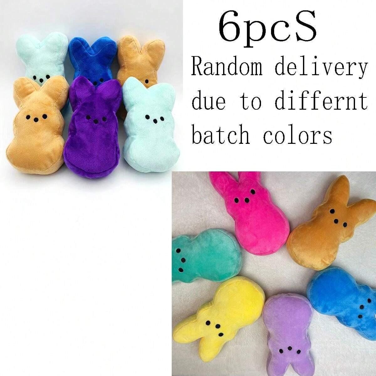 Easter Bunny Plush Peeps Dolls, Crystal Velvet Easter Gift, Soft Stuffed Toys for Kids, Perfect Easter Decoration, Soft Stuffed Animal