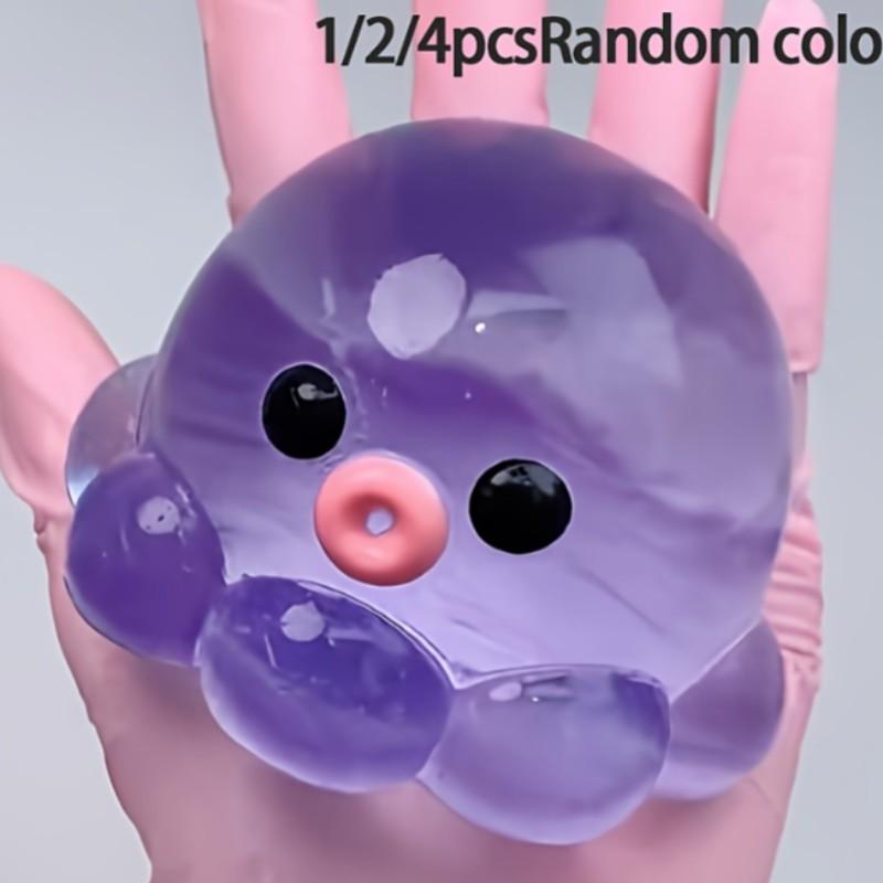 Muddy Octopus Pinch Little Book Decompression Toy, Inflatable Bubble Stress Relief Fidgeting, Slow Rebound Musical Squeeze Fun, Stress Relieving Accessory