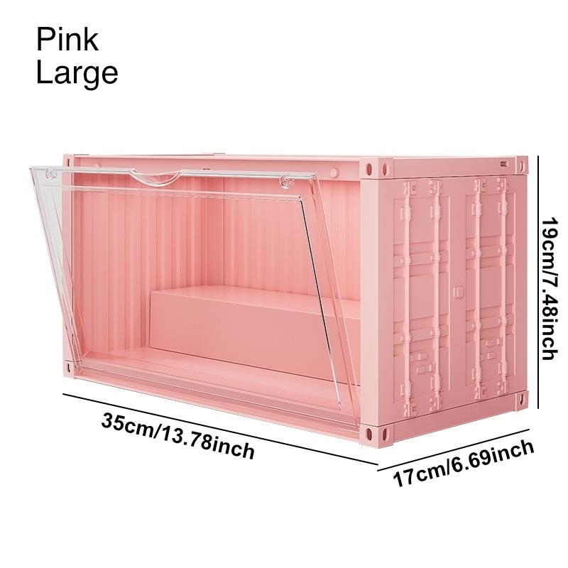 Large Doll Storage Display Box, Home Storage, Stackable Combination, Container Style, Step Module, Suitable for Plush Toys, Figurines, Watches, Jewelry
