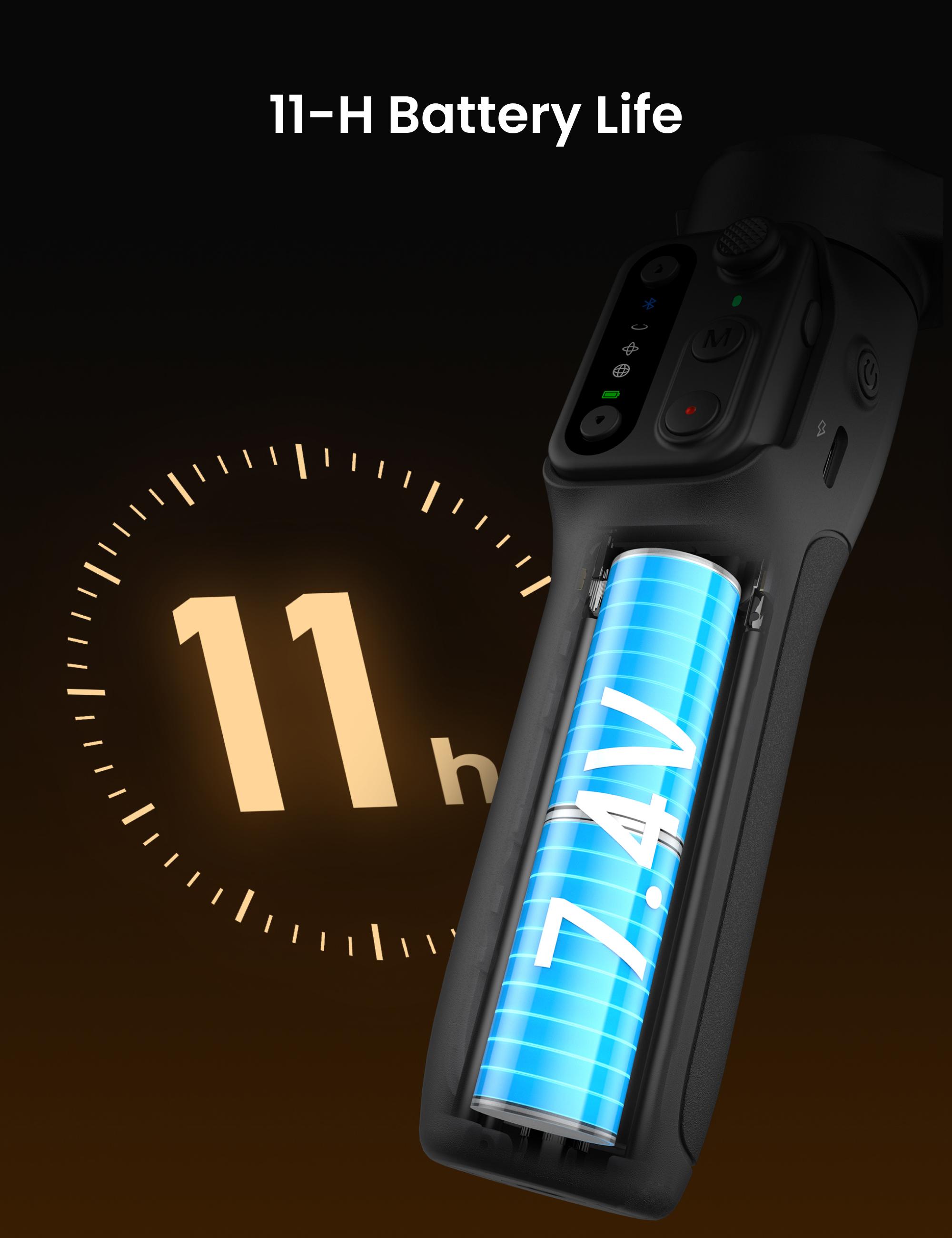 hohem iSteady X3 SE Plus Gimbal Stabilizer for iPhone, AI Facial Tracking,Smartphone Gimbal with Detachable Remote Control, Portable Foldable 3-Axis Phone Gimbal for Android & iPhone 17 ,Built-in Extendable Rod,Vlog Stabilizer,Cellphone&Selfie accessories