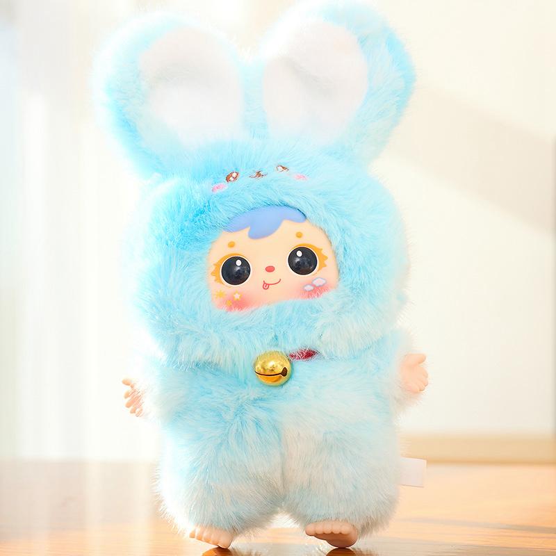 Bunny Plush Blind Box, 1pc Plush Figure Toy, 1 of 7 Possible Styles, Loveliness Never Ends Series Keychain & Bag Charm Gift