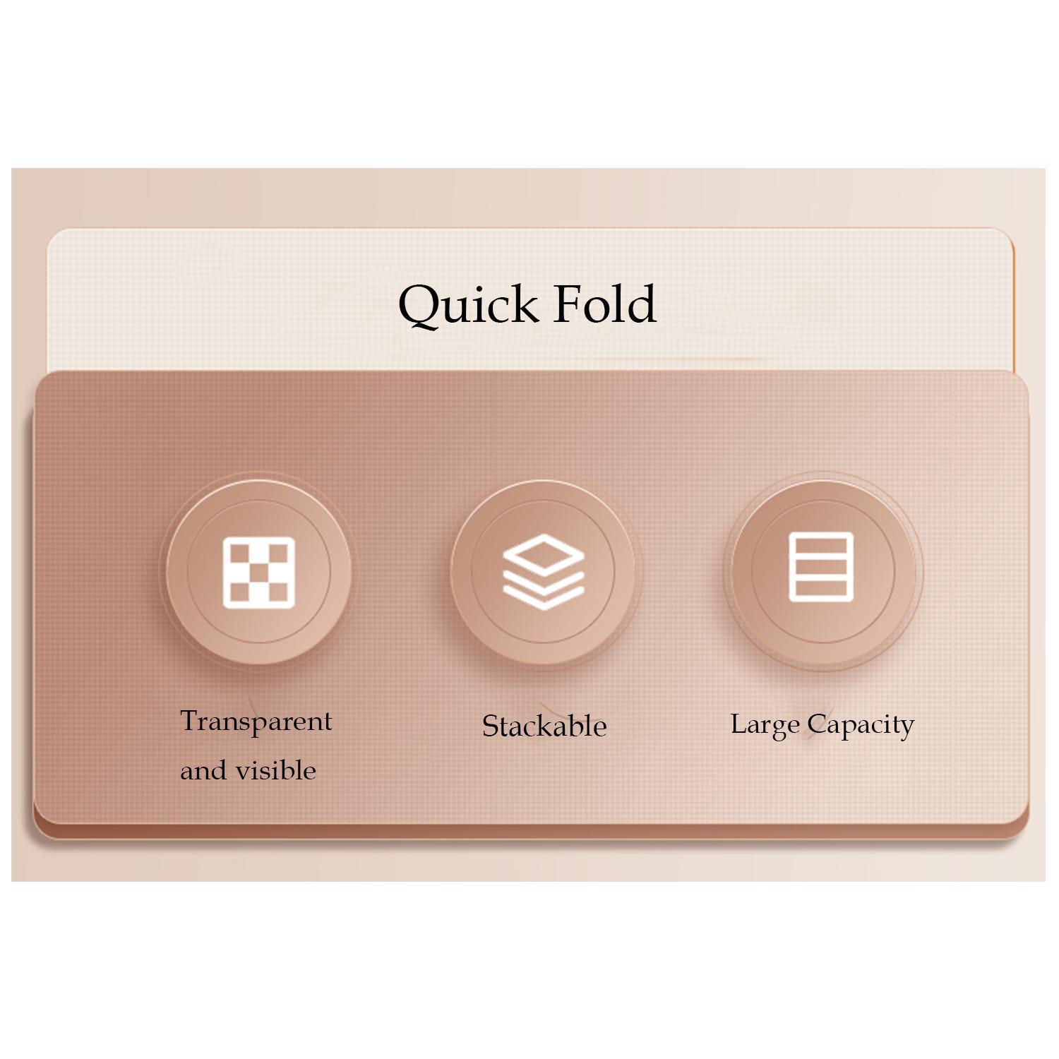 NLDD's 5-Tier Stackable Cabinet Organiser: Collapsible Storage Boxes with Lids & Doors, Versatile, Dustproof for Every Room, Kitchen, Security