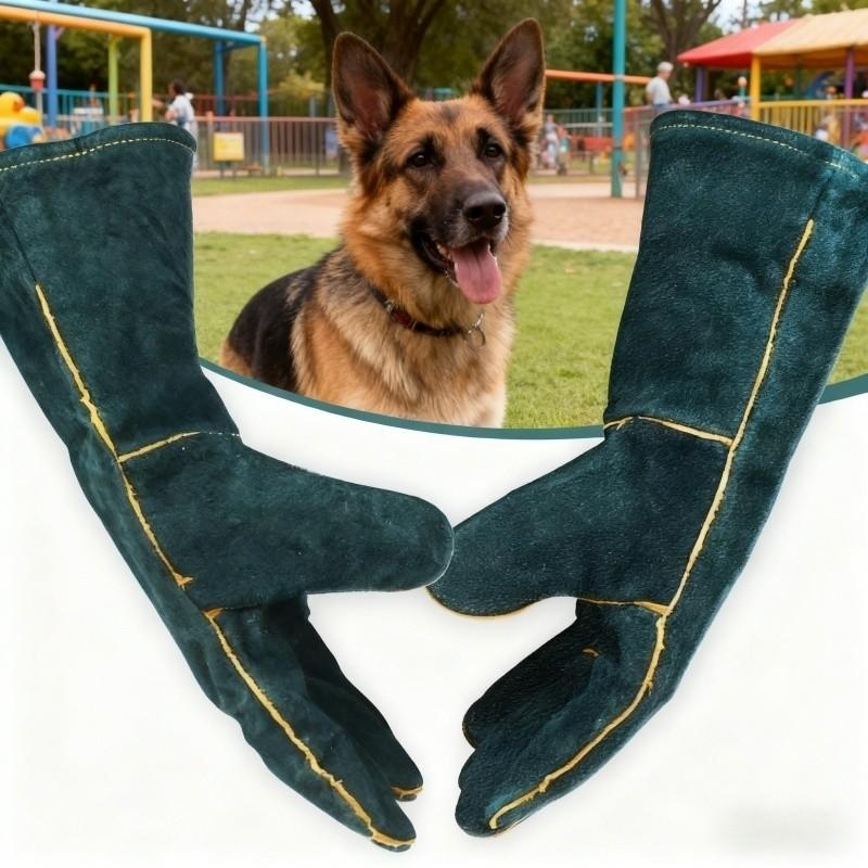 Multi-Use Animal Handling Gloves, Enhanced Material, Outdoor Pet Training Supplies, Secure Reptile Care, Easy Home Use, Beginner Friendly, Professional Gear