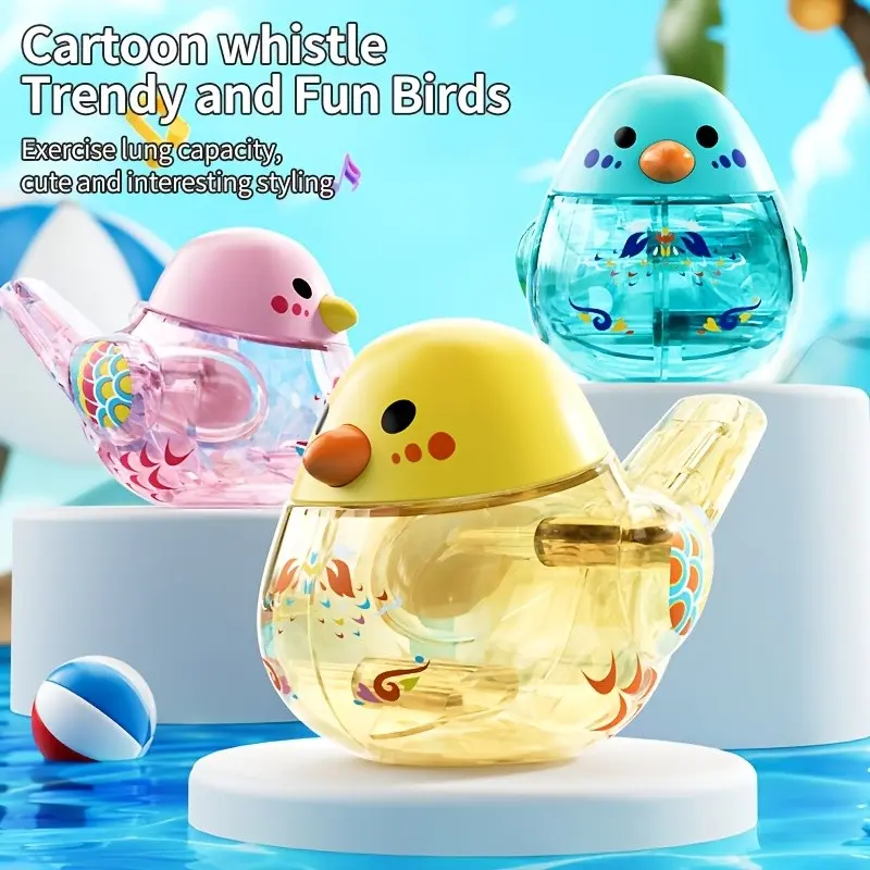 Water-Filled Bird Whistle, Unique Musical Instrument, Perfect for Nature Lovers, Easy to Use, Durable Design, Ideal Gift for Bird Enthusiasts