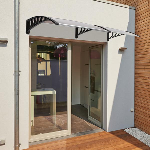 Window Awning Door Canopy, Modern Polycarbonate Front Door Canopy, Patio Awning Canopy Window Door Cover for Rain Snow Sunlight Protection Hollow Sheet (80" x 40", Brown Canopy/Black Bracket) Window Awning Door Canopy, Modern Polycarbonate Front Door Canopy, Patio Awning Canopy Window Door Cover for Rain Snow Sunlight Protection Hollow Sheet (80" x 40", Brown Canopy/Black Bracket)