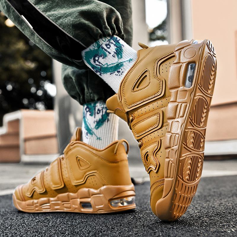 Unisex Fashion Casual Sports Shoes, Stylish Basketball Shoes, Shock Absorption Comfortable Shoes, Sizes 36-47, Men and Women