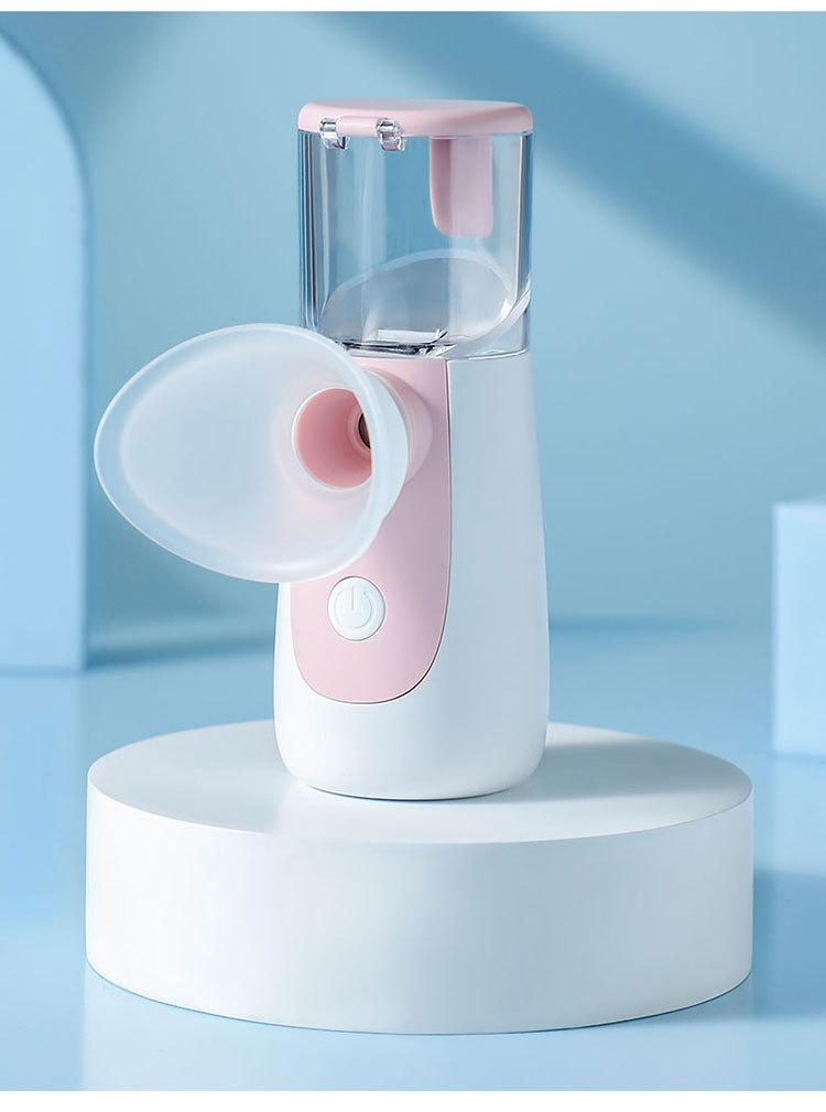24ML Portable Handheld Nano Mist Sprayer, Rechargeable Mini Facial Atomizer Humidifier, Face & Eye Hydrating Moisturizer Beauty Instrument, USB Rechargeable Skin Care Tool for Home Office Outdoor Travel Use