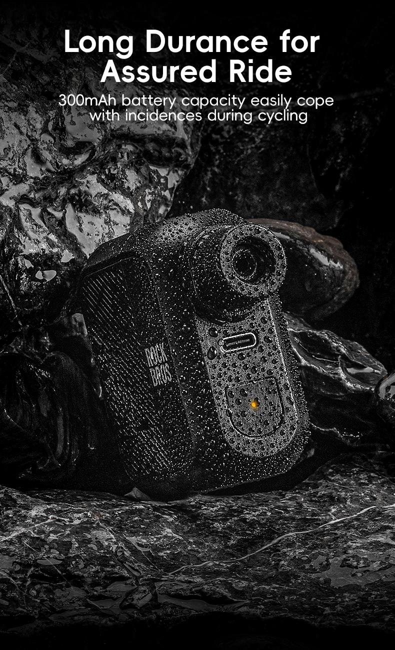 ROCKBROS Bicycle Tiny Electric Air Pump Lightweight 100Psi MTB Road Bike Air Pump Portable AV/FV Inflator Pump For Emergency Outdoor Cycling Bicycle Accessories