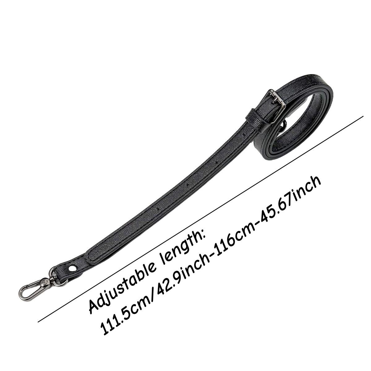 1pc Adjustable Retractable PU Leather Crossbody Bag Strap with PU Shoulder Strap Suitable for Handbags, Purses, Totes - Multi-Color Replacement Strap, Durable Retractable Strap for &, Bag Modification Accessory, DIY Wallet Making