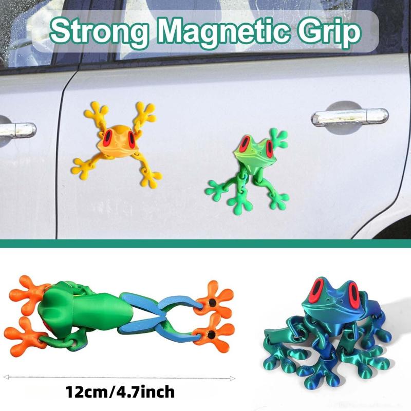 3D Printed Magnetic Frog Toy Night Light Magnet