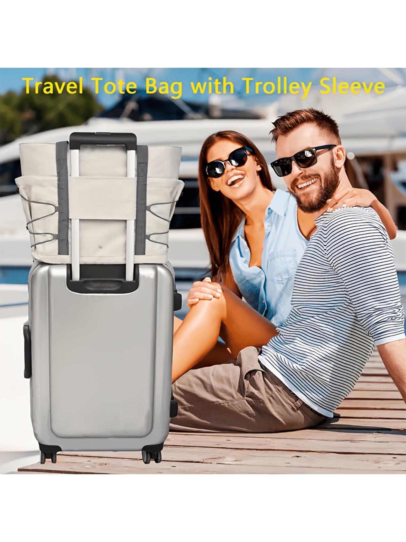 Women's Travel Handbag, Foldable Beach Bag, Gym Sports Bag, Shopping Bag, Ideal for Gifting, Versatile and Stylish Accessory